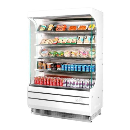 Turbo Air 50" Open Display Merchandiser - White TOM-50W(B)-N